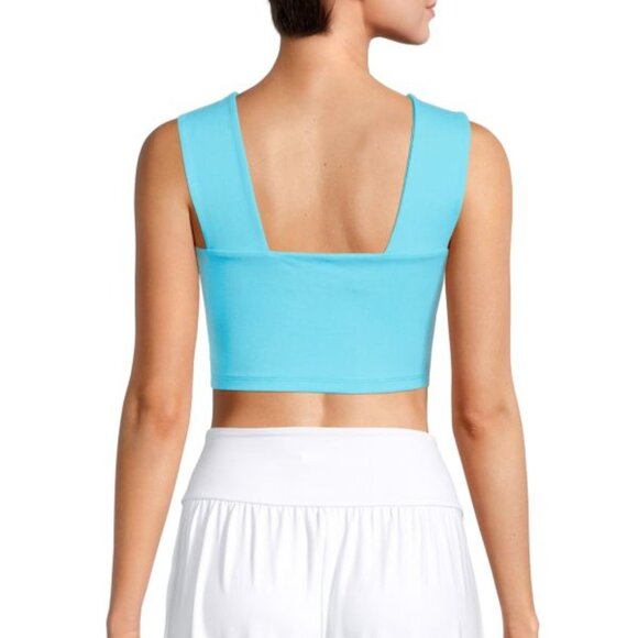 NWT Susana Monaco Slit Front Sleeveless Crop Top - XS - Picture 2 of 5